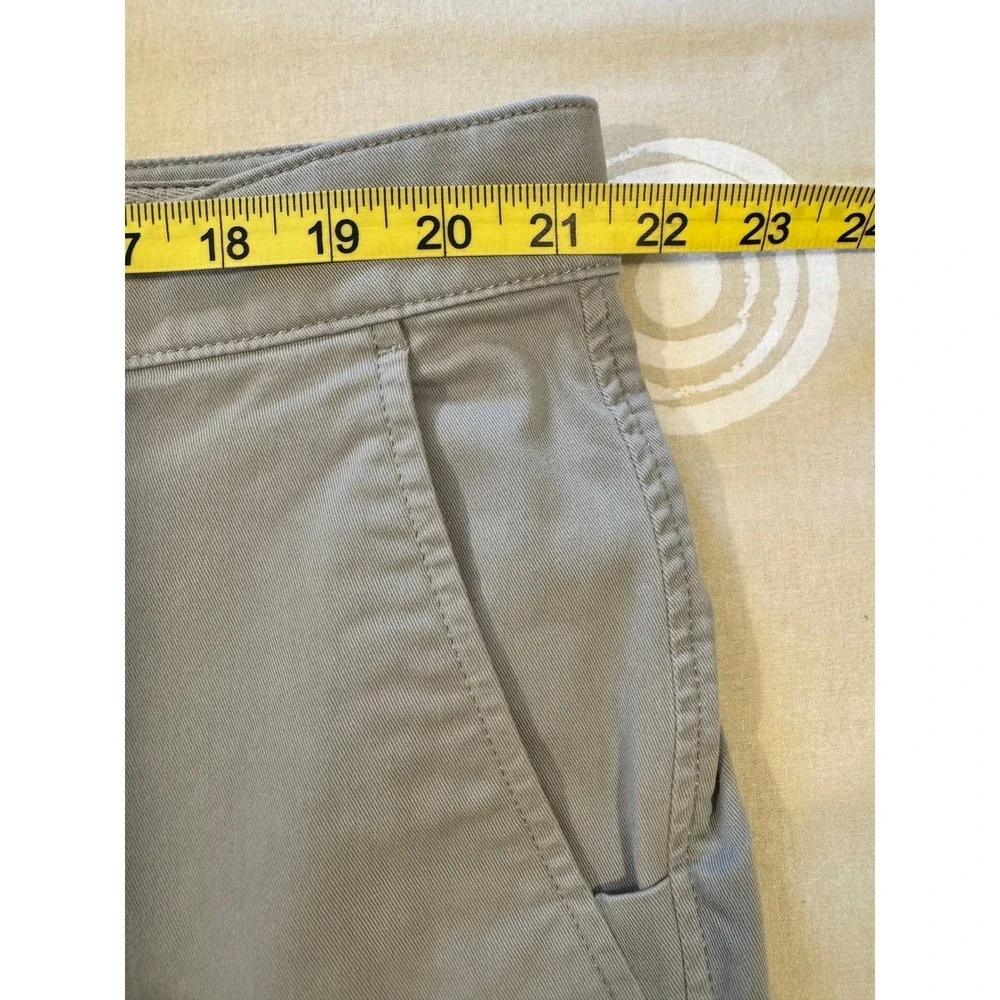 L.L.Bean Chino Classic Fit Pants Mens 42x29 Light Grey Coolmax Preppy Neutral - Picture 12 of 15